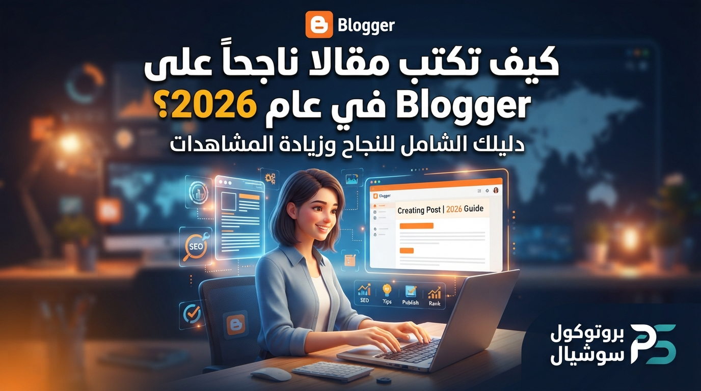 كيفية كتابة مقال في بلوجر 2026